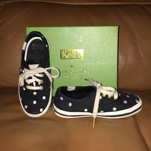 Black and white Kate spade sneakers